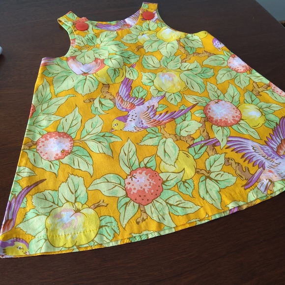 12 months -3 years old red thread dress - Picture 4 of 4